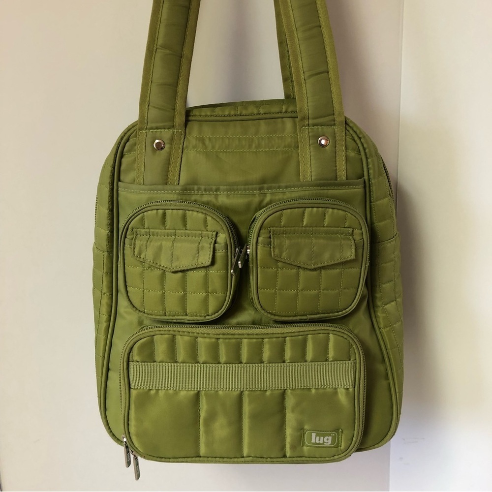 Lug Puddle Jumper Quilted Nylon Carry On Overnight Travel Tote Bag